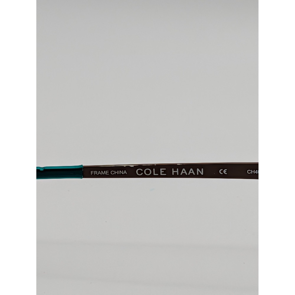 Cole Haan Zerogrand CH4014 Half Rim Eyeglass Frames Brown Teal 51-18-140 - Picture 10 of 16
